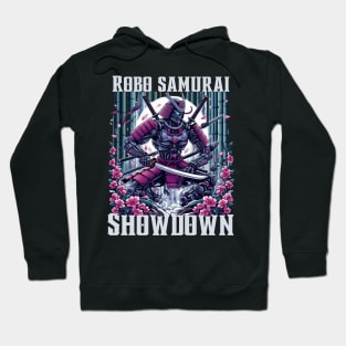 Cyberpunk samurai robot Hoodie